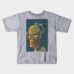 Green robot Kids T-Shirt